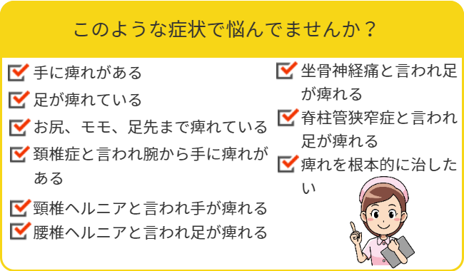 しびれ症状